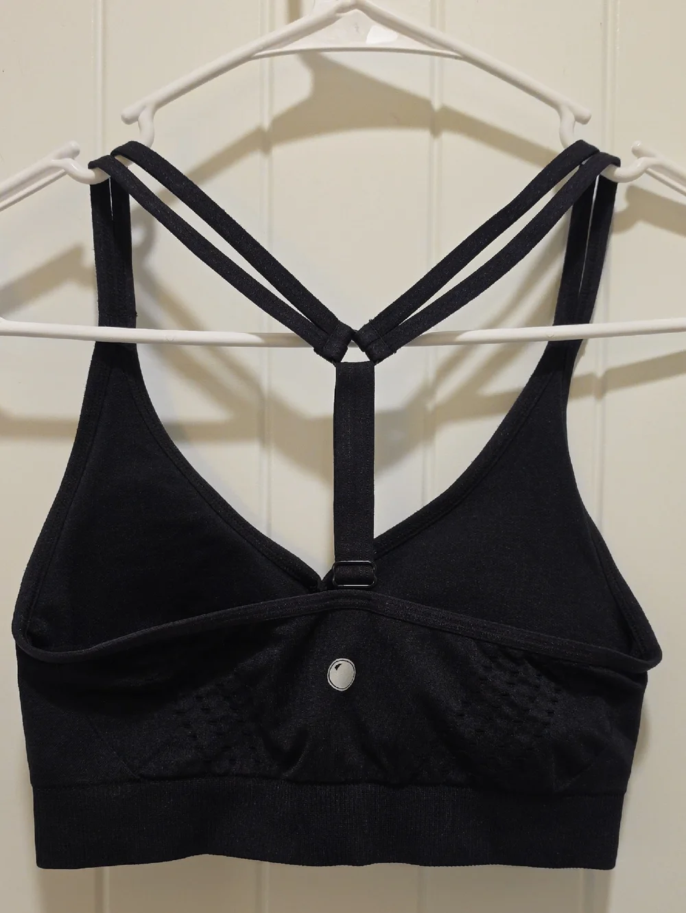 Yogalicious Black Strappy Racerback Sports Bra Size Small - Picture 3 of 4